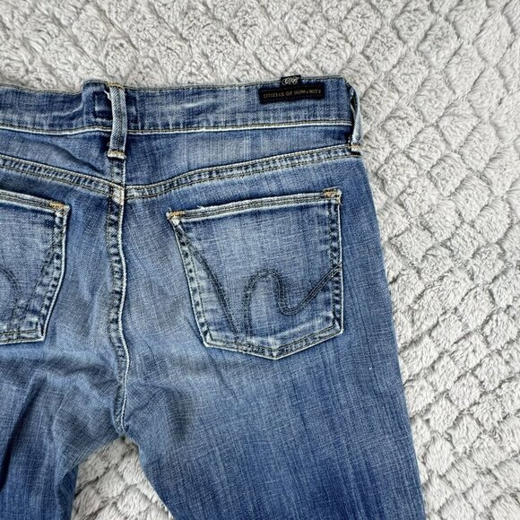 Citizens of Humanity Womens Bootcut Jeans Size 27 x 29 Medium Wash Dita - Picture 6 of 9